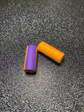 Mousse zig 10mm orange violet x2