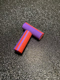 Mousse zig 10mm rouge violet x2