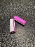 Mousse zig 10mm rose blanc x2