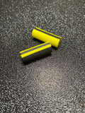 Mousse zig 10mm jaune noir x2