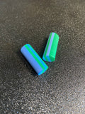 Mousse zig 10mm vert bleu x2